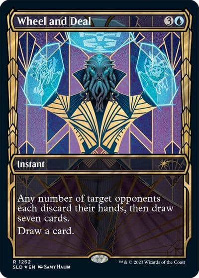 Wheel and Deal Halo Foil Secret Lair Drop Series Magic card