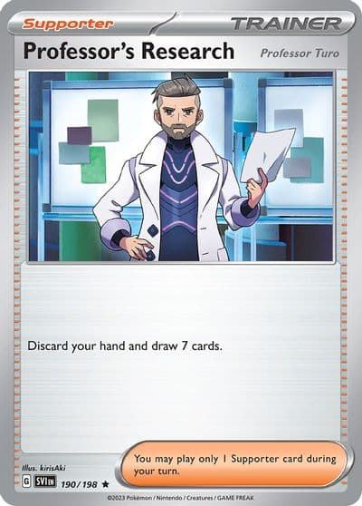 Professor's Research Deck Exclusives Pokemon card