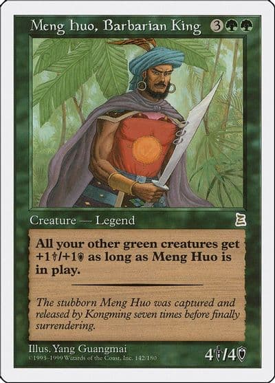 Meng Huo Barbarian King Portal Three Kingdoms Magic card