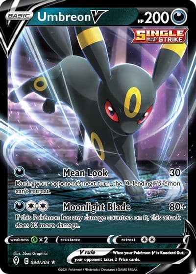 Umbreon V (Non-Holo) Deck Exclusives Pokemon card