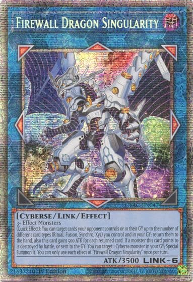 Firewall Dragon Singularity Starlight Rare Cyberstorm Access Yu-Gi-Oh! card
