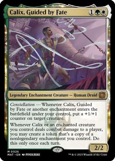 Calix Guided by Fate March of the Machine: The Aftermath Magic card