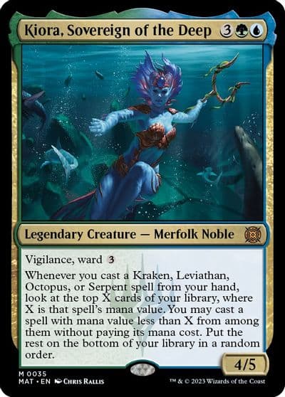 Kiora Sovereign of the Deep March of the Machine: The Aftermath Magic card