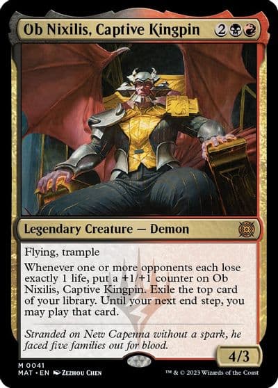 Ob Nixilis Captive Kingpin March of the Machine: The Aftermath Magic card