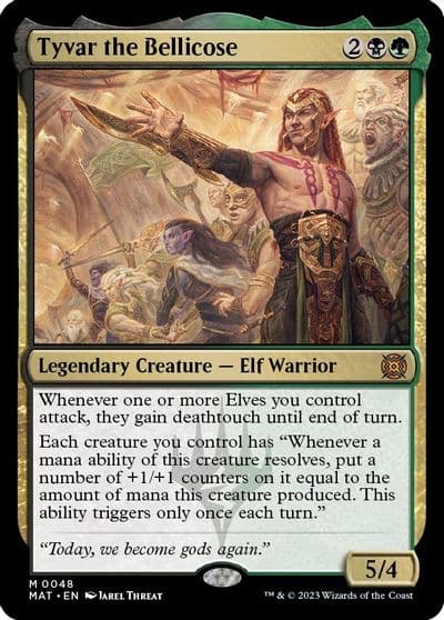 Tyvar the Bellicose March of the Machine: The Aftermath Magic card