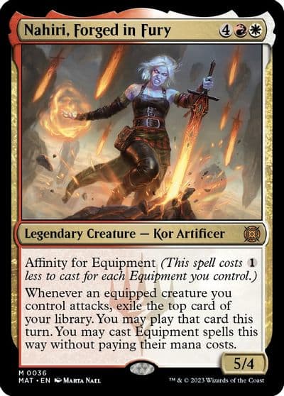 Nahiri Forged in Fury March of the Machine: The Aftermath Magic card