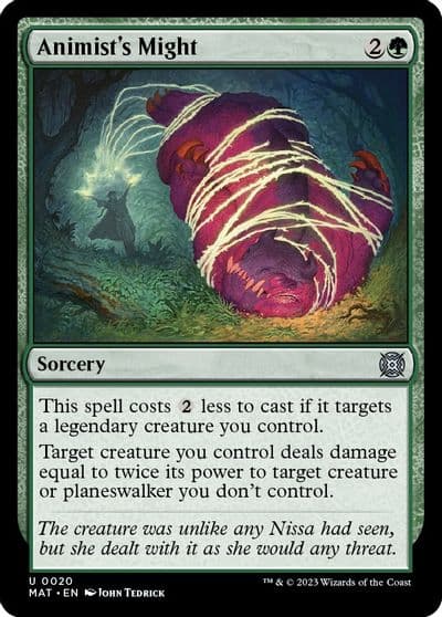 Animists Might March of the Machine: The Aftermath Magic card