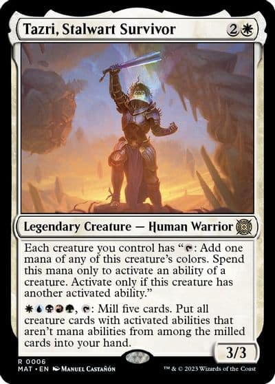 Tazri Stalwart Survivor March of the Machine: The Aftermath Magic card