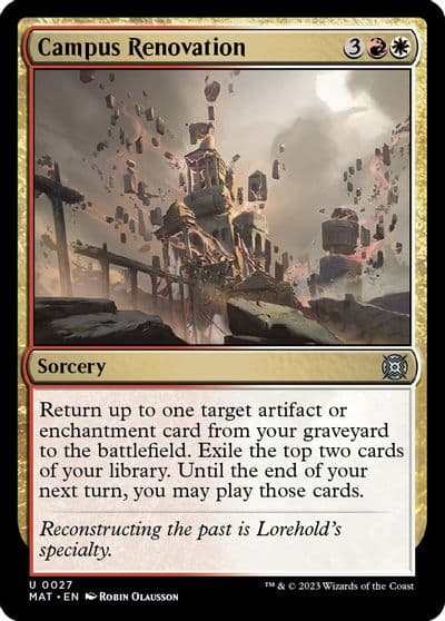 Campus Renovation March of the Machine: The Aftermath Magic card