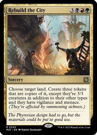 Rebuild the City March of the Machine: The Aftermath Magic card
