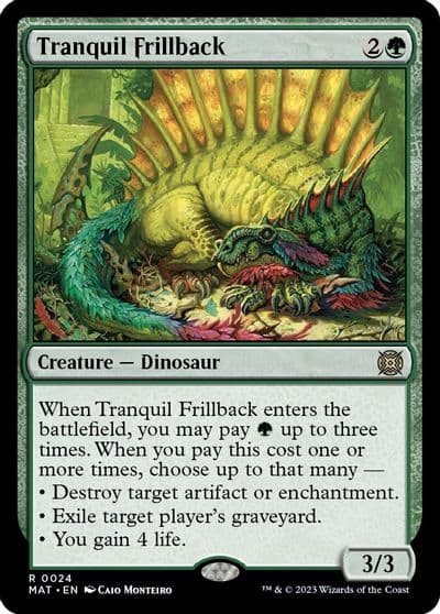 Tranquil Frillback March of the Machine: The Aftermath Magic card