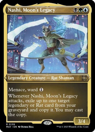 Nashi Moons Legacy Foil Etched March of the Machine: The Aftermath Magic card