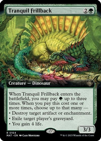 Tranquil Frillback Extended Art March of the Machine: The Aftermath Magic card