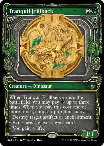 Tranquil Frillback Showcase March of the Machine: The Aftermath Magic card