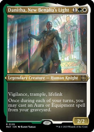 Danitha New Benalias Light Foil Etched March of the Machine: The Aftermath Magic card