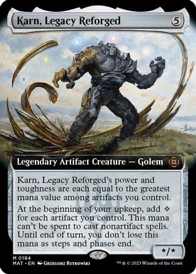 Karn Legacy Reforged Extended Art March of the Machine: The Aftermath Magic card