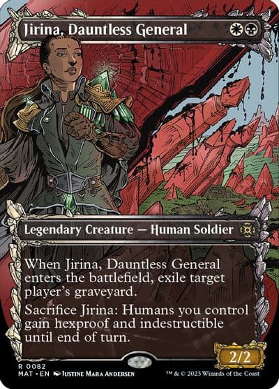 Jirina Dauntless General Showcase March of the Machine: The Aftermath Magic card
