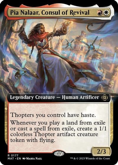 Pia Nalaar Consul of Revival Extended Art March of the Machine: The Aftermath Magic card