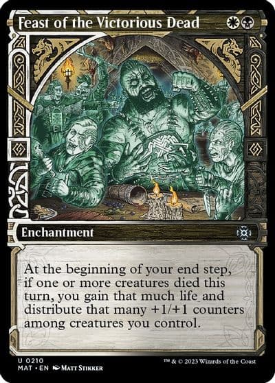 Feast of the Victorious Dead Halo Foil March of the Machine: The Aftermath Magic card