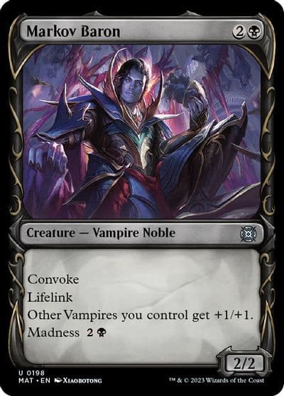 Markov Baron Halo Foil March of the Machine: The Aftermath Magic card