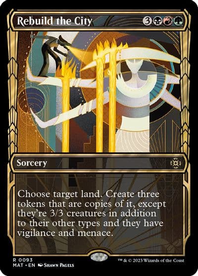 Rebuild the City Showcase March of the Machine: The Aftermath Magic card
