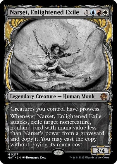 Narset Enlightened Exile Halo Foil March of the Machine: The Aftermath Magic card