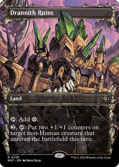 Drannith Ruins Halo Foil March of the Machine: The Aftermath Magic card