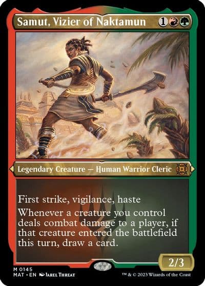 Samut Vizier of Naktamun Foil Etched March of the Machine: The Aftermath Magic card