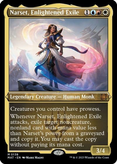 Narset Enlightened Exile Foil Etched March of the Machine: The Aftermath Magic card
