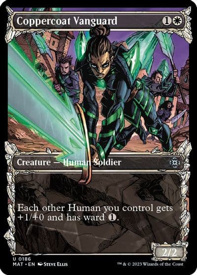 Coppercoat Vanguard Halo Foil March of the Machine: The Aftermath Magic card