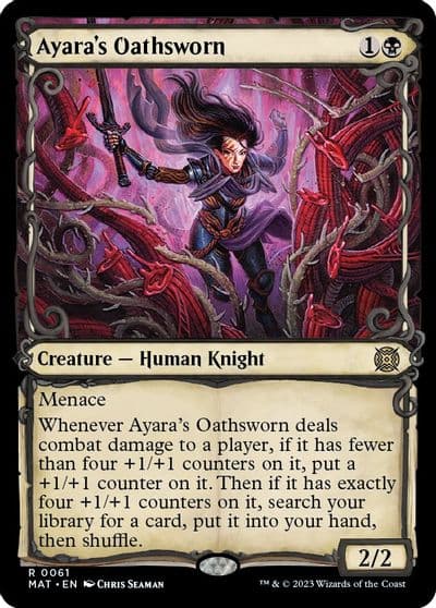 Ayaras Oathsworn Showcase March of the Machine: The Aftermath Magic card