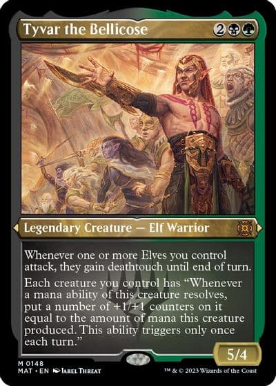 Tyvar the Bellicose Foil Etched March of the Machine: The Aftermath Magic card