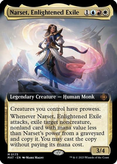 Narset Enlightened Exile Extended Art March of the Machine: The Aftermath Magic card