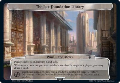 The Lux Foundation Library Planechase: Universes Beyond: Doctor Who Magic card