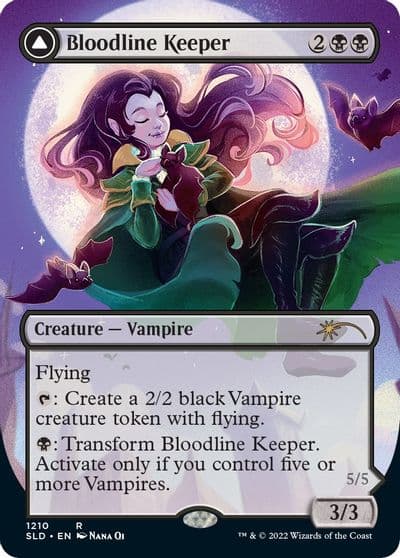 Bloodline Keeper Display Commander Thick Stock Secret Lair Drop Series Magic card
