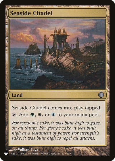 Seaside Citadel ALA The List Reprints Magic card