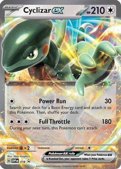 Cyclizar ex - 018 SV: Scarlet & Violet Promo Cards Pokemon card