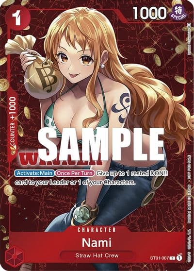Nami Tournament Pack Vol 3 Winner One Piece Promotion Cards One Piece card