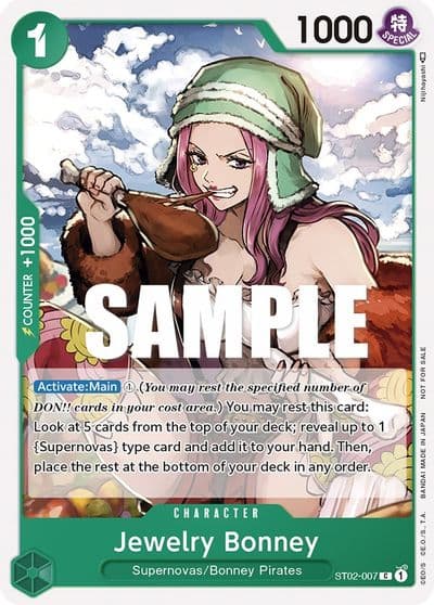Jewelry Bonney Tournament Pack Vol 3 Participant One Piece Promotion Cards One Piece card