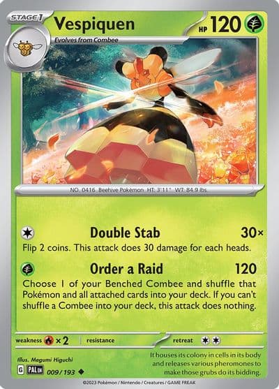 Vespiquen SV02: Paldea Evolved Pokemon card