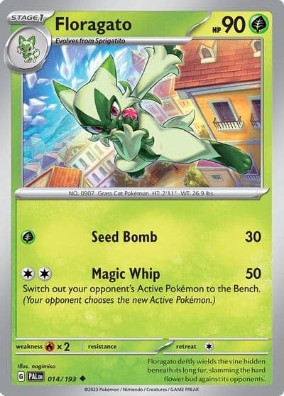 Floragato SV02: Paldea Evolved Pokemon card
