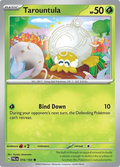 Tarountula SV02: Paldea Evolved Pokemon card