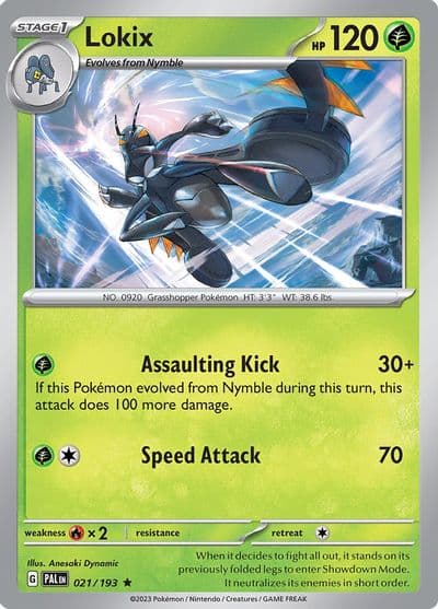 Lokix SV02: Paldea Evolved Pokemon card