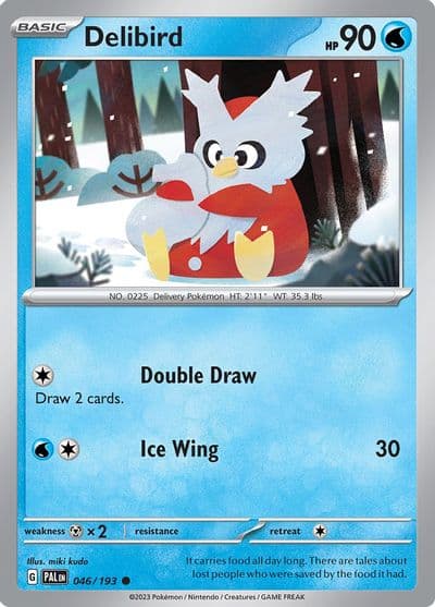 Delibird SV02: Paldea Evolved Pokemon card