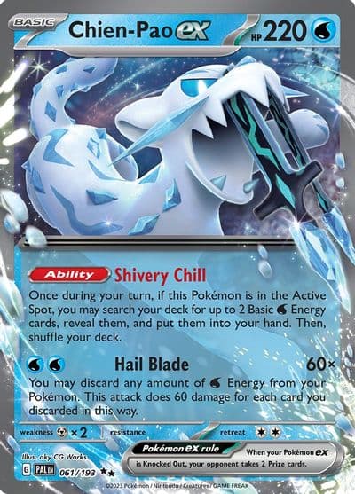 Chien-Pao ex SV02: Paldea Evolved Pokemon card