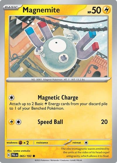 Magnemite SV02: Paldea Evolved Pokemon card