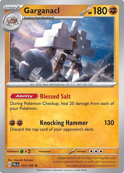 Garganacl SV02: Paldea Evolved Pokemon card