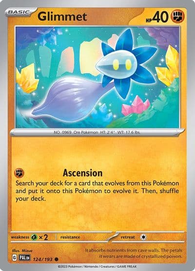 Glimmet SV02: Paldea Evolved Pokemon card