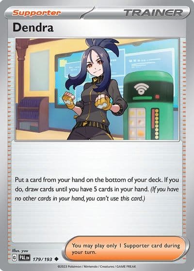 Dendra SV02: Paldea Evolved Pokemon card