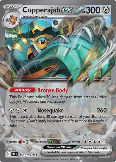 Copperajah ex SV02: Paldea Evolved Pokemon card